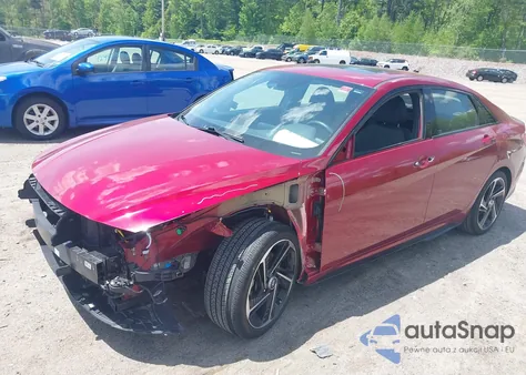 2023 Hyundai Elantra N Line from USA, damaged, VIN KMHLR4AF4PU587136